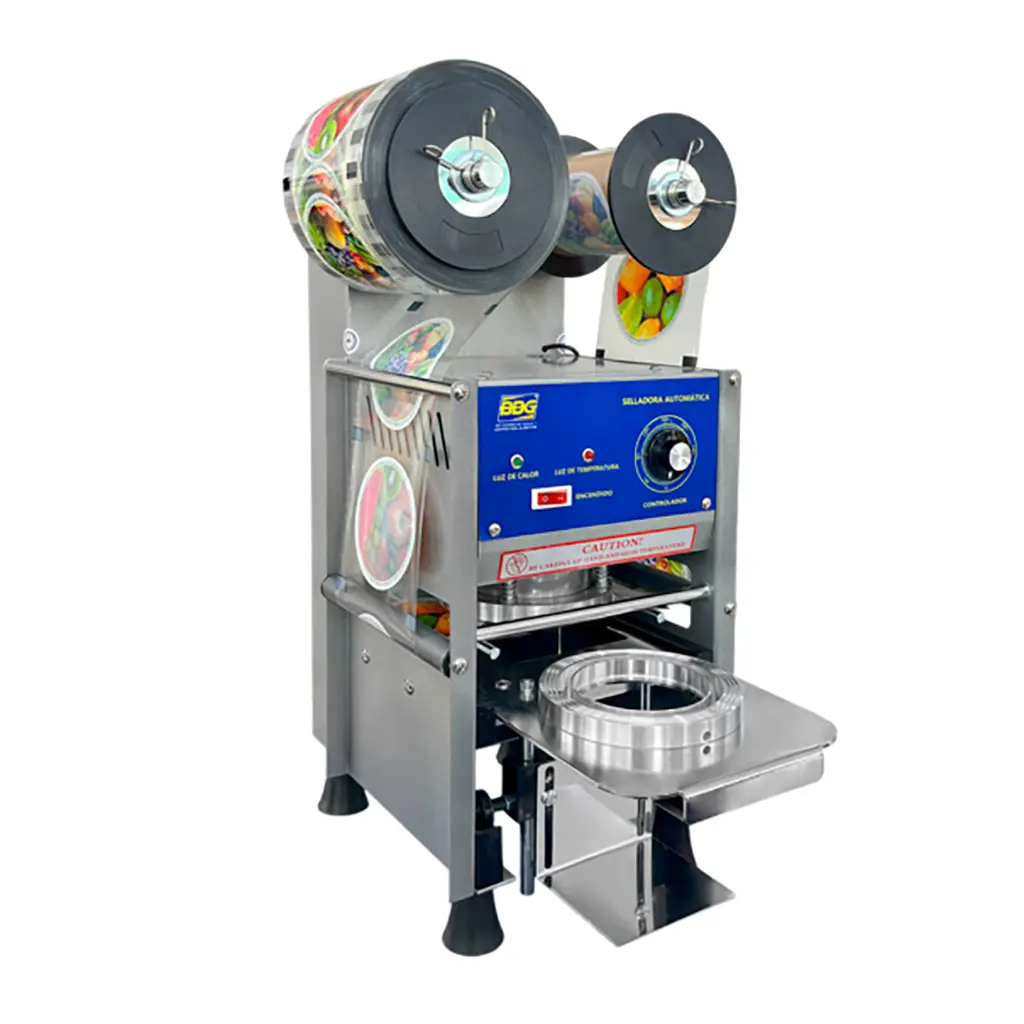 Selladora de vasos Semi-Automatica