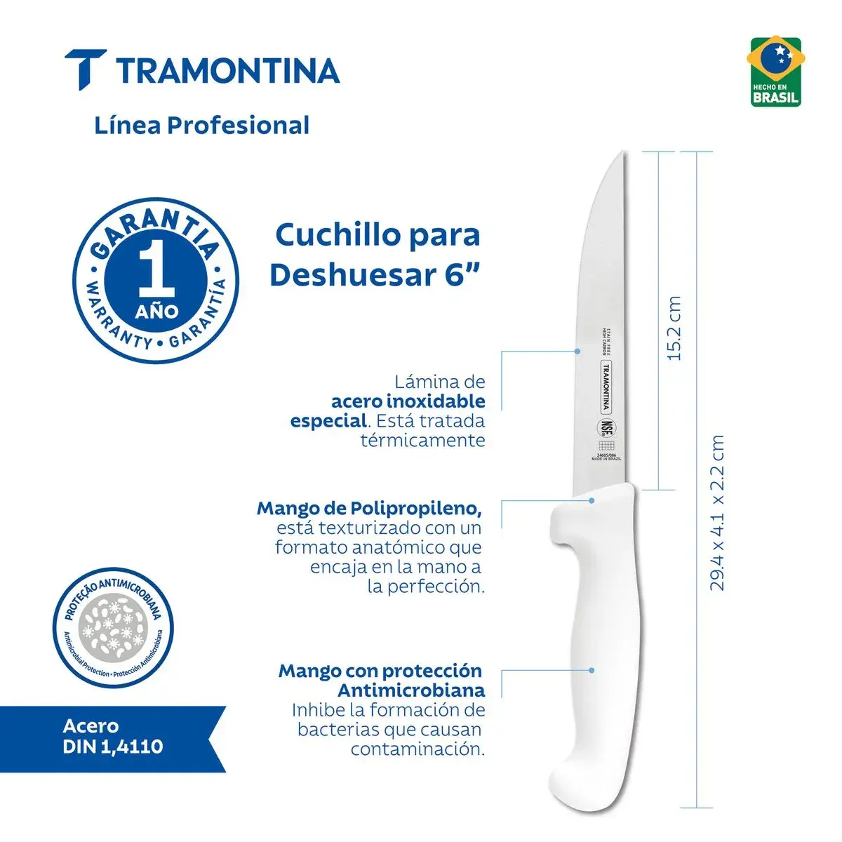 Cuchillo Deshuesador Tramontina #6 Cuchillo Deshuesador Tramontina #6